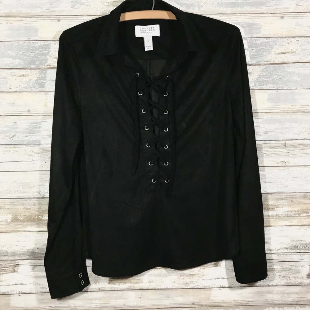 Suede Lacing Shirt - Picture 5 of 5